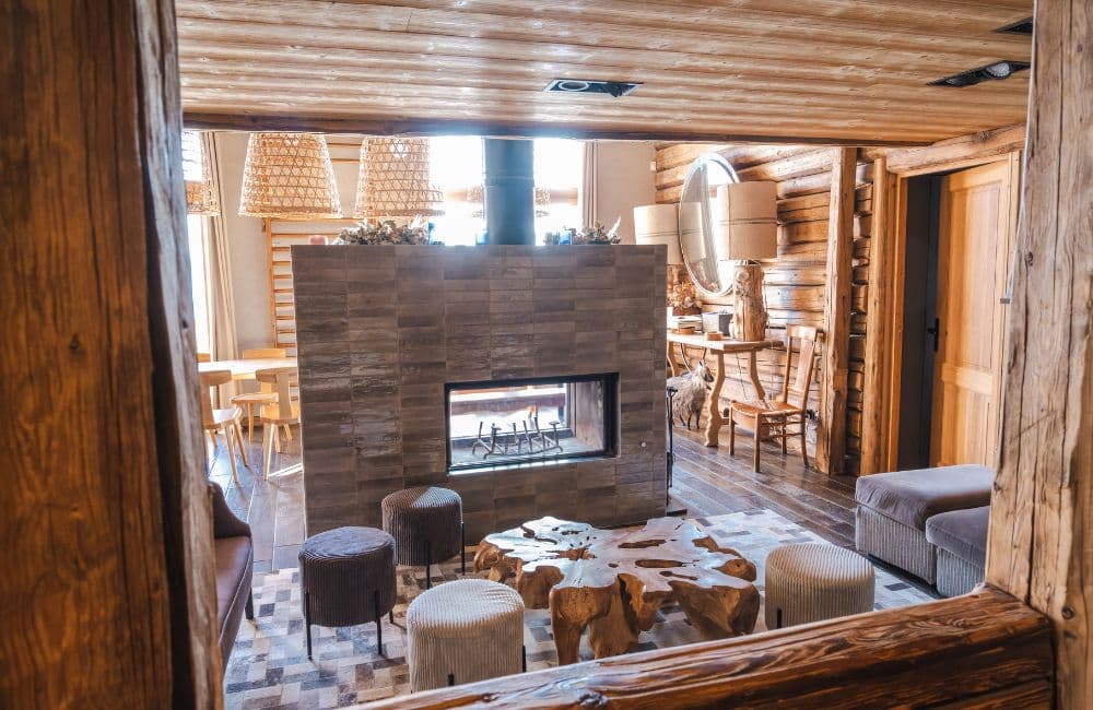 Cheminée du chalet